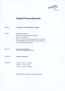 Unterhaltsrecht Neu 2011 Themen